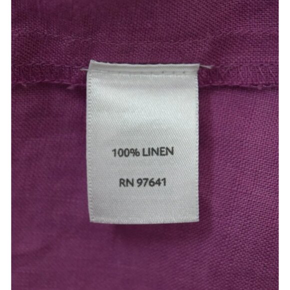 J. JILL 100% LINEN PURPLE SLEEVELESS MAXI DRESS - Picture 7 of 7
